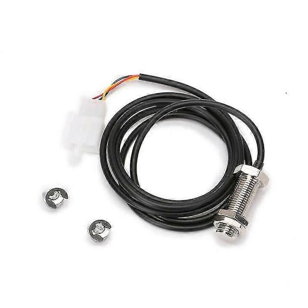 LCD Digital Motorcykel Multimeter Bar Speedometer Odo Tachometer Gear