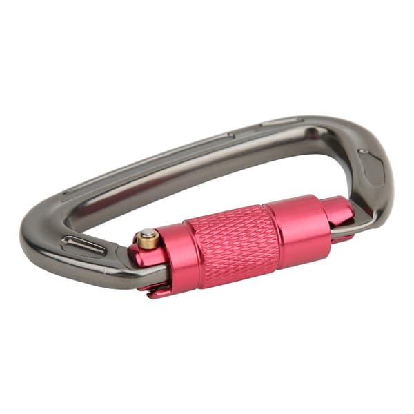 7075 Aviation Aluminium Master Lock Karbinhake D Ring Säkerhetsspänne Säkerhetsutrustning för utomhusklättring Camping Hammockgray