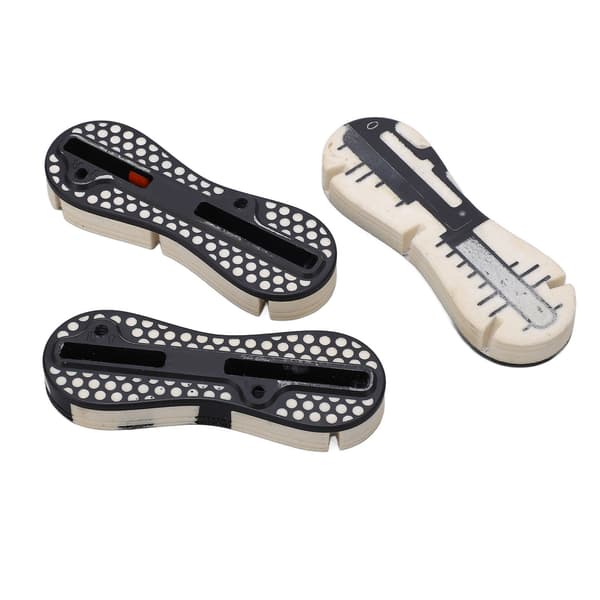 Surfbrede Fin Box Erstatning Rund Cup Form PVC Mesh Grid Tail Roder Slot Fin Boxes