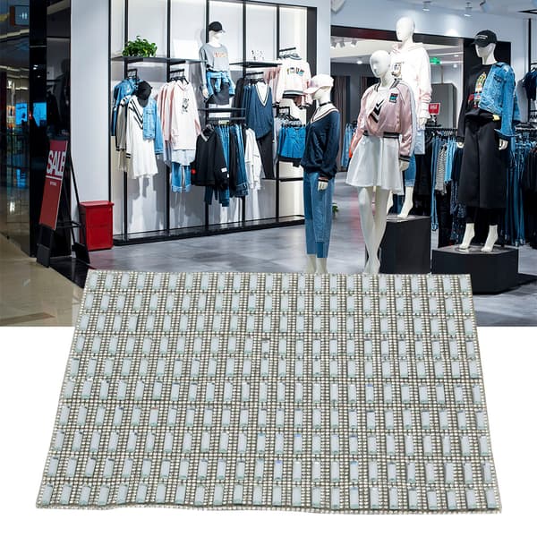 Hotfix Rhinestone Trim Ark DIY Dekorationsaccessoar 24x40cm