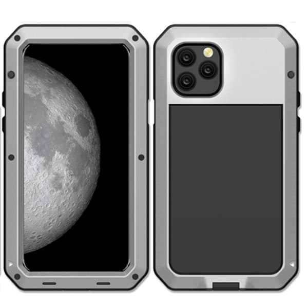 [HT]Stødabsorberende (Heavy Duty) Aluminiumsskal - iPhone 11 Pro Max Vit
