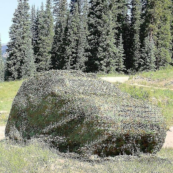 Camo Netting Solsejl Camouflage Net Persienner Gårdhave Mesh Net Til Camping Skydning Jagt Army green 2m by 3m