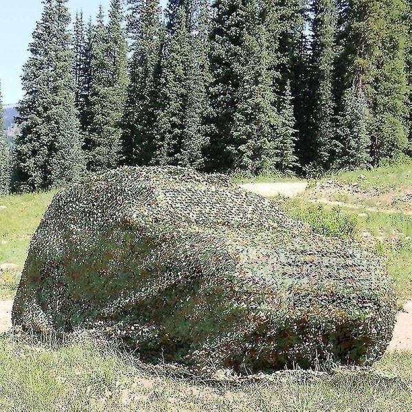 Camo Netting Solsejl Camouflage Net Persienner Gårdhave Mesh Net Til Camping Skydning Jagt Army green 4m by 4m