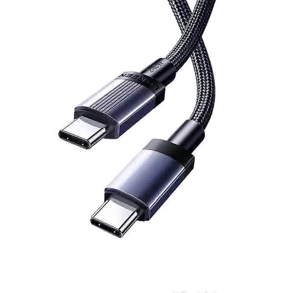 UGREEN L532 65907 1m USB-C–USB-C-kaapeli PD 3.1 240W pikalataus nailonpunottu datakaapeli[ht] MultiColor