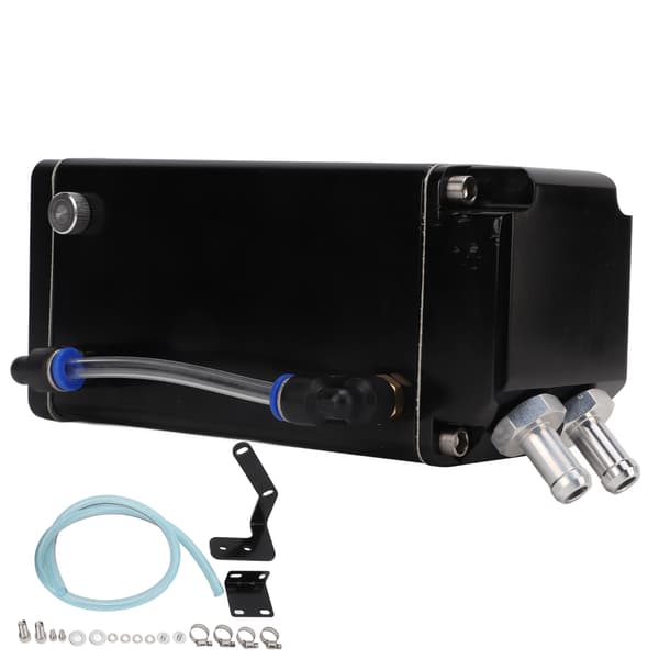 Motorola Catch Can Kit 750 ml kapacitet aluminiumslegering erstatning for LS1 LS2 LS3 LS6 LS7 LS9 sort