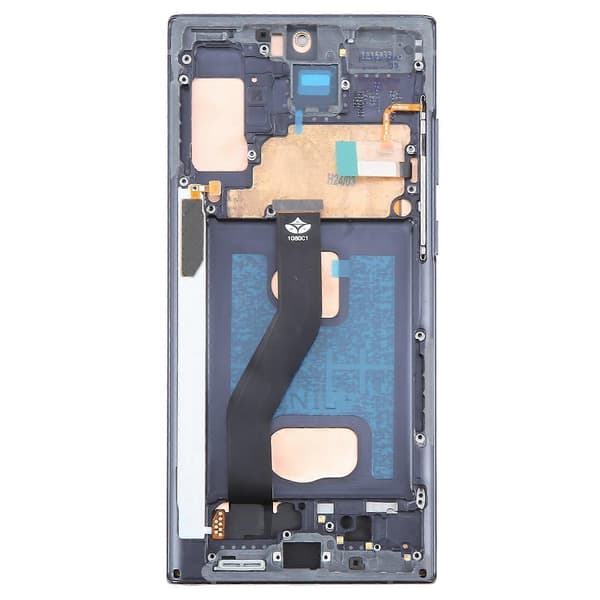 För Samsung Galaxy Note10+ SM-N975F TFT Material LCD-skärm Digitizer Komplett Montering med Ram, Stöder Inte Fingeravtrycksidentifiering (Svart) Svart