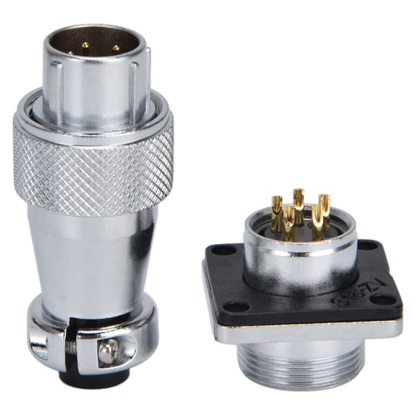 500V WS16 Vanntett Pin Socket-kontakt for luftfart