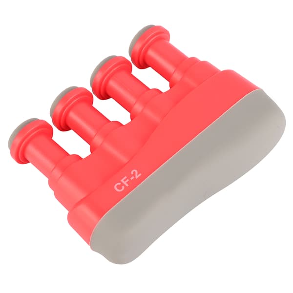 Barn Variabel Hand Finger Styrka Spänning Tränare Grip Trainer för piano gitarr (röd)