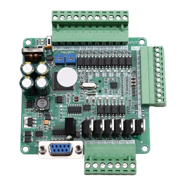 FX3U-14MT Højhastigheds med analog programmerbar controller PLC industrikort FX3U-14MT Fx3u-14mt Grön