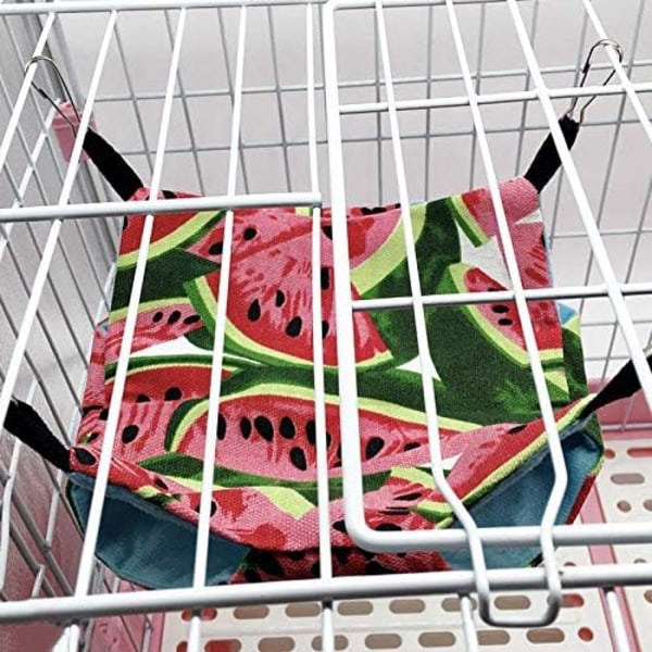 Hammock Pet Hammock Nest Double Canvas Hammock Hamster My Neighbor Totoro Ferret Hammock 34 * 34 (vesimeloni)