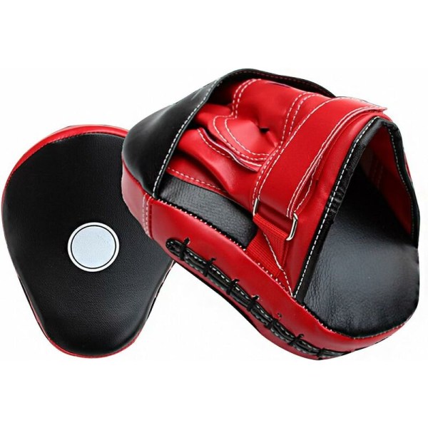 Boxning Träning Hand Target Taekwondo Träning Hand Target (2PCS Svart och Röd),