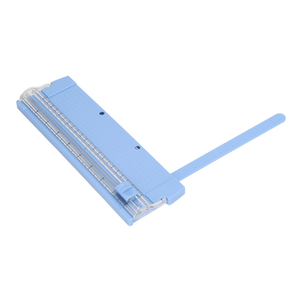 2-pack bärbar papperskärare med skarpt blad, halkfri design, säker och enkel att använda papperstrimmer för hem, skola och kontor