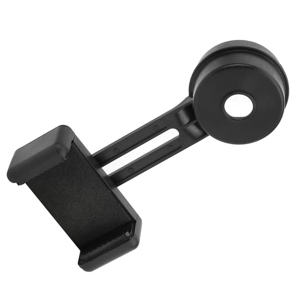 Universal Teleskop Telefon Adapter Bærbar Digiscoping Mount Holder Tilbehør Sort