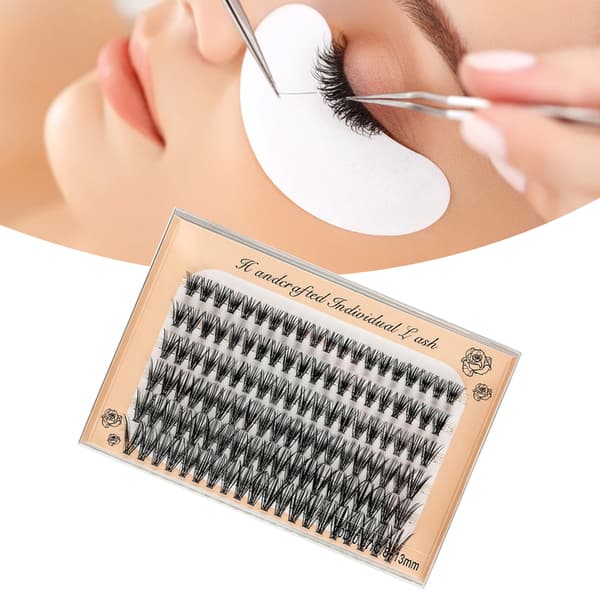 Bløde og lette DIY øjenvippeforlængelser til makeup