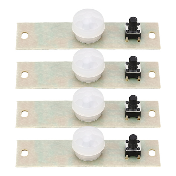4-delad solcellslampa kretskort med infraröd kroppsinduktionsstyrmodul för 3,7V elektroniska komponenter