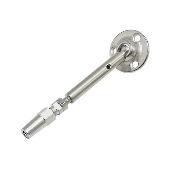 Rustfrit stål skive lukket krop plantekasse justering wire reb ledningslås trappe gelænder kabeldele 3MM Silver