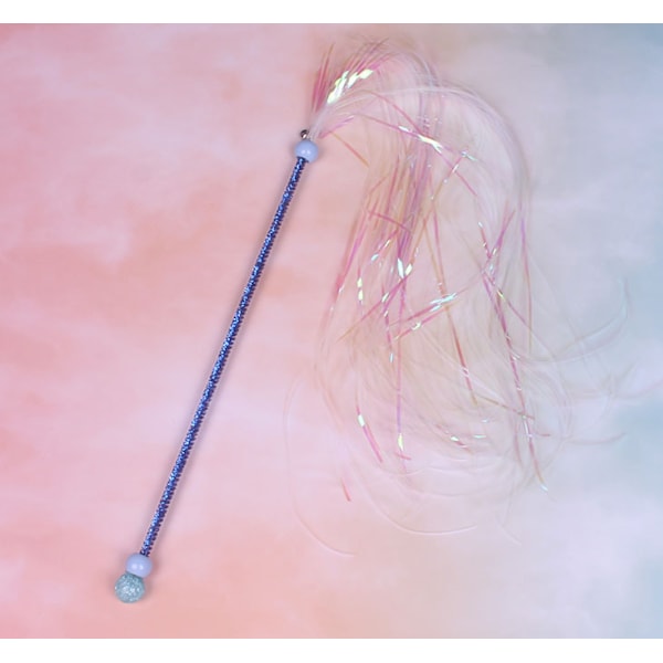 Husdjur handgjord Cat Funny Cat Stick, Bell Feather Funny Cat Stick, Fairy Stick, Cat Toy (grå tredelad set)