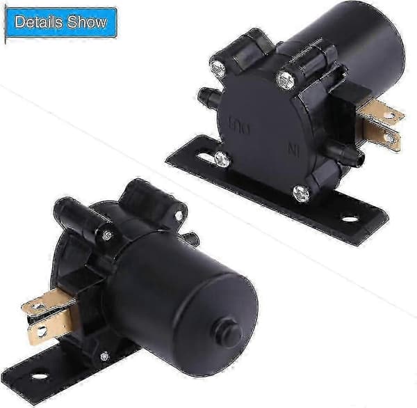 12V frontrutespylerpumpe for bil lastebil buss universell passform