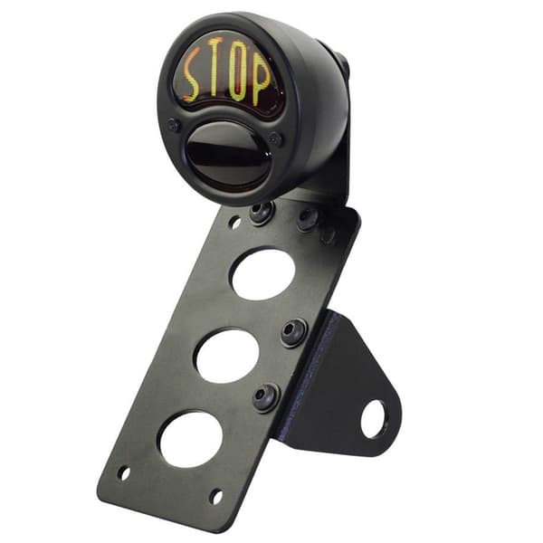 Sidemontert Baklys Skiltfeste Chopper Bobber