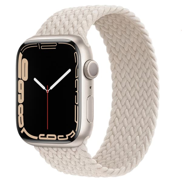 Elastisk Apple Watch-rem 42mm/44mm/45mm/49mm Grå Grå Small