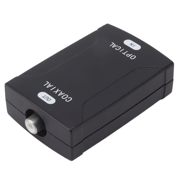 Koaksial Optisk Digital Lydkonverter Toveis SPDIF Optisk Lydadapter Repeater