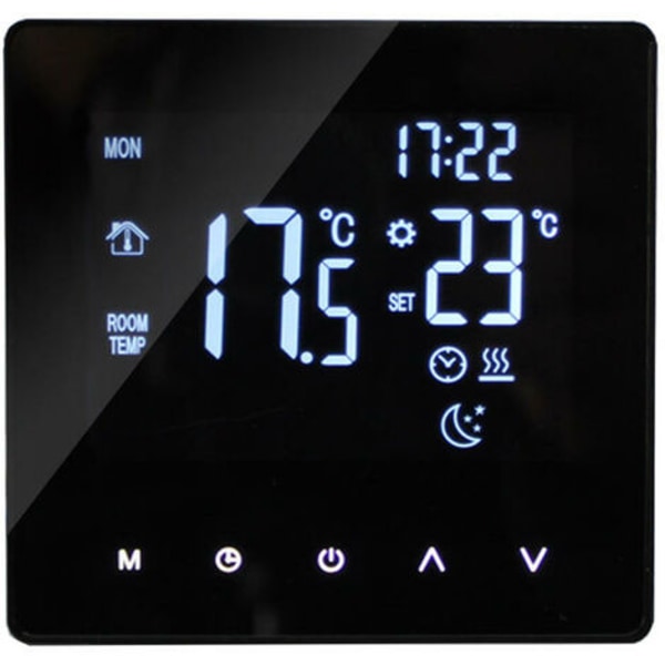 Smart vand/gas termostat Digital kedel LCD touch temperaturregulator, ingen WiFi