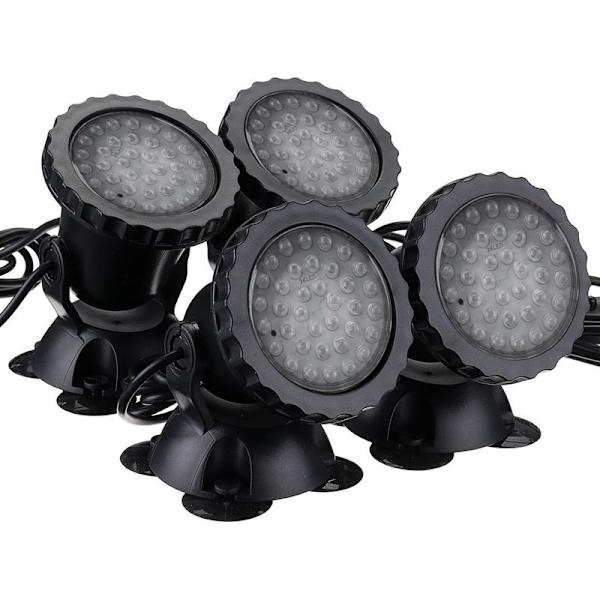 100-240V 50/60Hz 36Led Blå Rød Grøn Gul Farverige Led Dykkerlys Udendørs Vandtæt Farverige Lyspletter Aquar