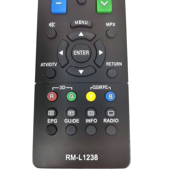ersättning Universal Rm-l1238 för Sharp LCD LED Tv Fjärrkontroll Fernbedienung