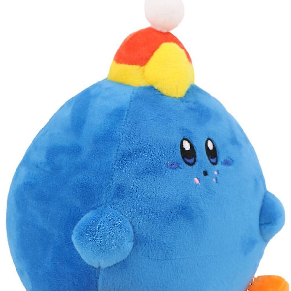 Kirby Dream Buffet Pehmo Cabin ruokafestivaalin kolmivärinen pyöreä pehmotyyny A King Dedede (Dark Blue)