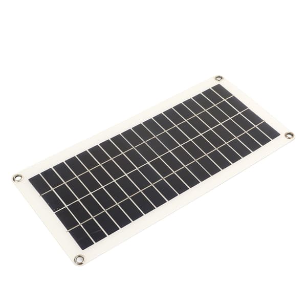 Solpanel 10W Polykristallin Kisel Dubbel USB-utgång Motorcykel Båt Traktor Släpvagn Lastbil Gräsklippare Husbil 30A Controller