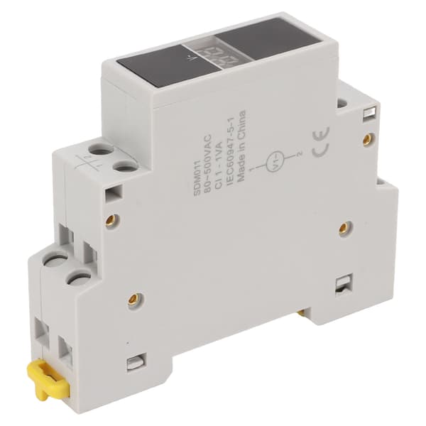 Mini Digital Voltmeter ABS-hölje AC 80V till 500V för elektriker
