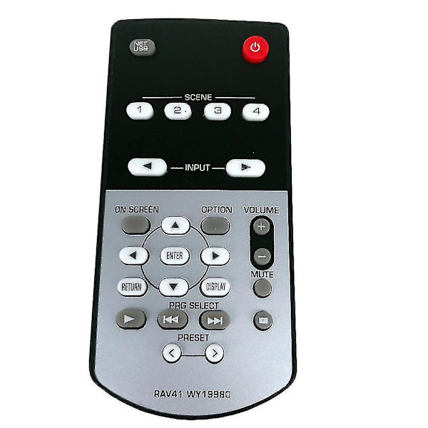 fjernkontroll for Yamaha Av-mottaker Rav41 Wy19980 Rx-a2010 Rx-a2010bl Rx-a3010 Fernbedienung