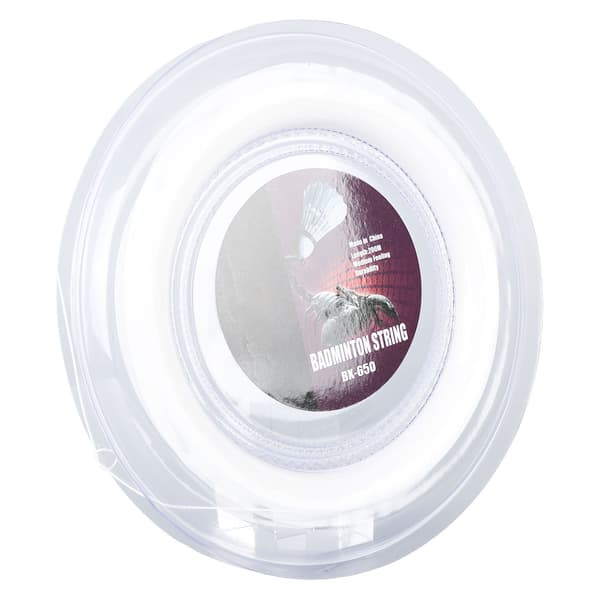 0,72 mm 200 m Badmintonracket String Nylon Badminton Träningsracket String Line BX 650 Vit