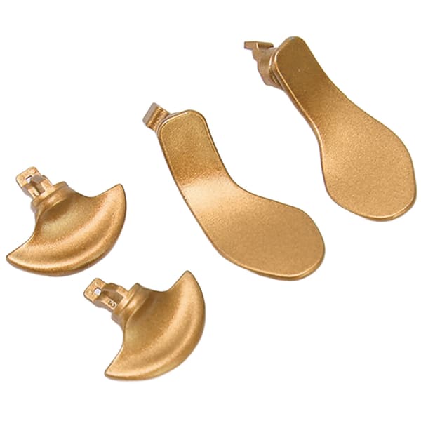 4 stk Spillkontroller Bakspaker Profesjonell Erstatning Metall Bakknapper for PS5 Edge Kontroller Gull