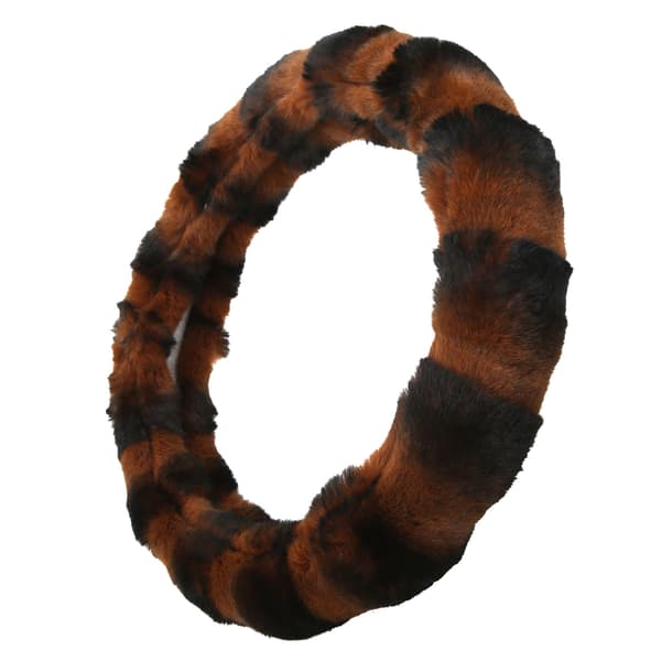 Universal 15 tommer blød fluffy plys ratdæksel tilbehør