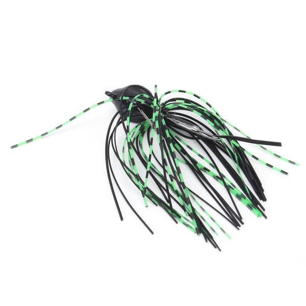 Willow Leaf Spinnerbait Bundfiskelokkemad til Ferskvandsbas Sort