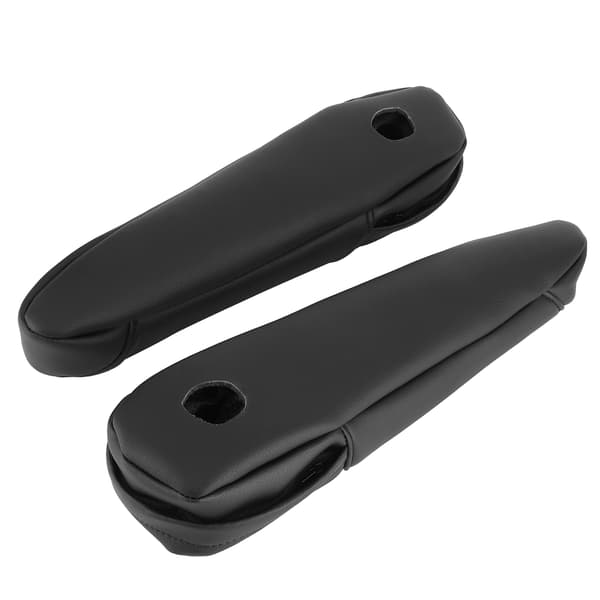 Læder Microfiber Armlænsbetræk Trim Passer til Honda CRV 2007 2009 Sort