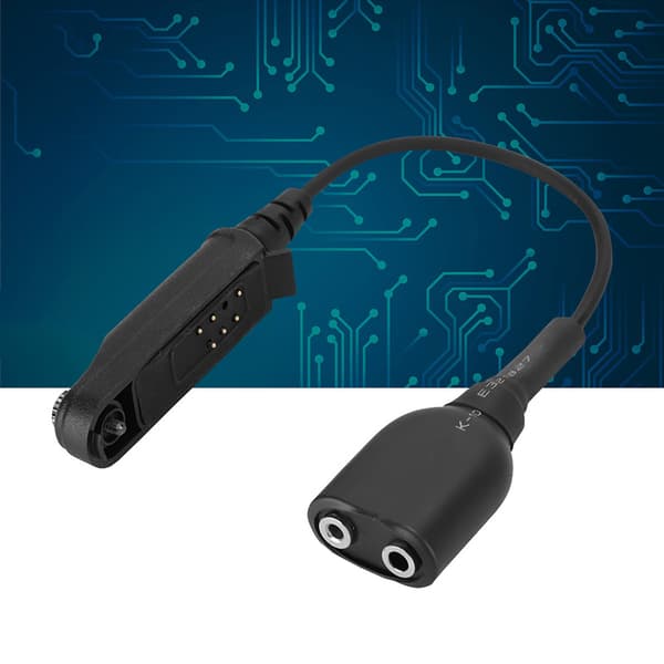 V-9R PLUS Walkie Talkie Lydkabel Adapter til K Interface 2Pin Headset Port