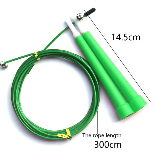 Hyppynaru - Speed ​​​​rope, säädettävä nyrkkeilyyn, matkustamiseen green