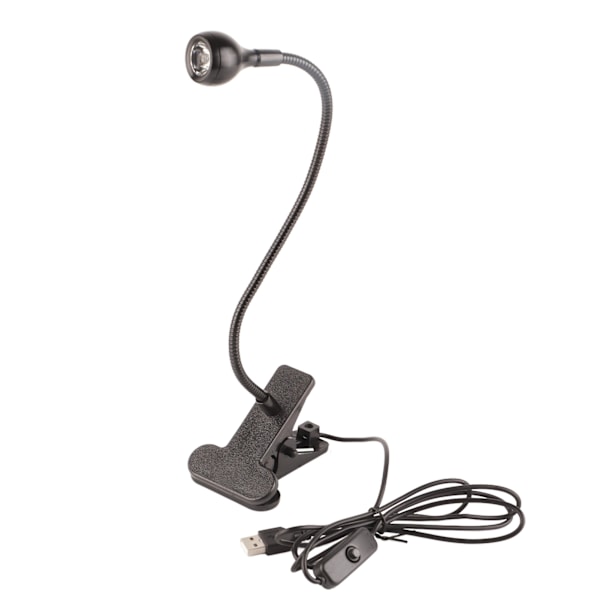 USB 3W UV-limlampe med klemme og switch - Ultraviolet LED lilla lys til reparation af telefoner