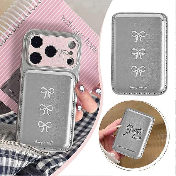 Sommerfugl MagSafe Kortpung - PU Læder Magnetisk Telefontilbehør B B One size