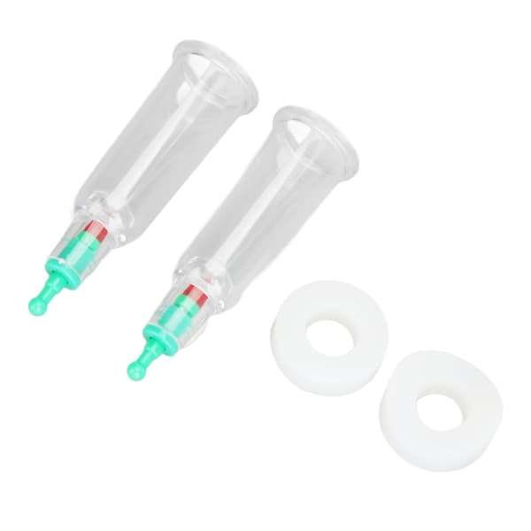 2 Finger Koppeterapi Kopper Silikon Plattform Albue Ringer Dyp Massasje Fingertupper Vakuum Koppekopper