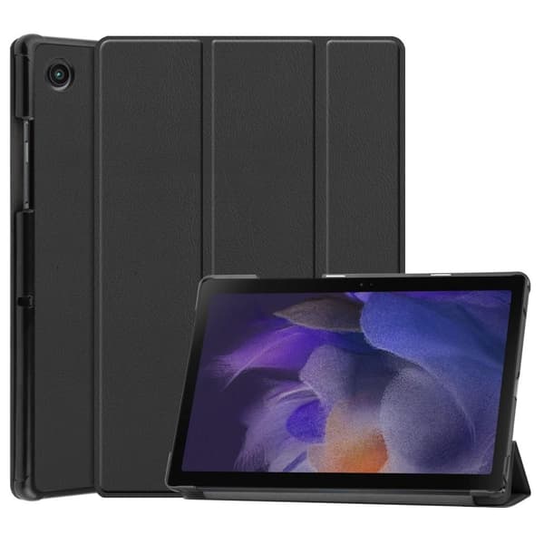 【HT】Tri-fold stativfodral för Samsung Galaxy Tab A8 10.5\" (2021) Black black