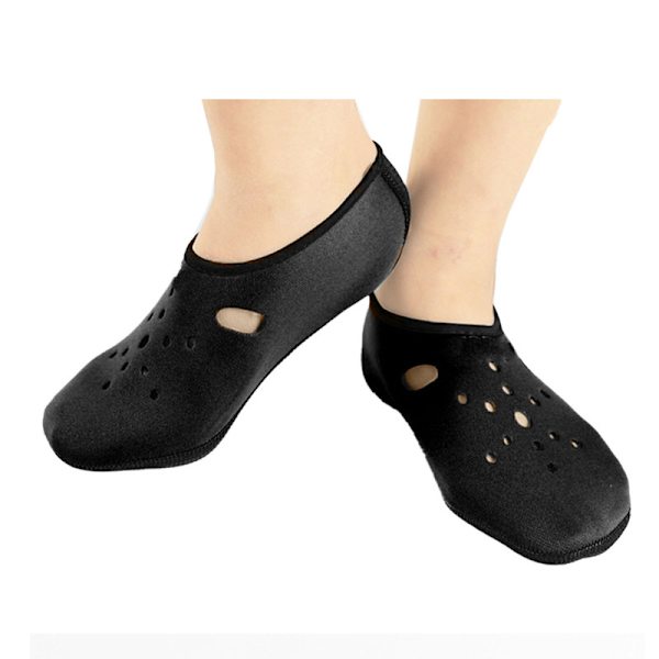 Snorkelsokker Sklisikker grunt vannsokker Sort S (innvendig lengde 22,5 cm)