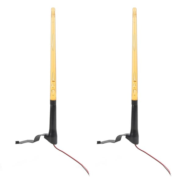2-pak piskelys 340 mm gul LED antenne flagstangslys til ATV UTV