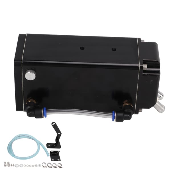 Motorola Catch Can Kit 750 ml kapacitet aluminiumslegering erstatning for LS1 LS2 LS3 LS6 LS7 LS9 sort