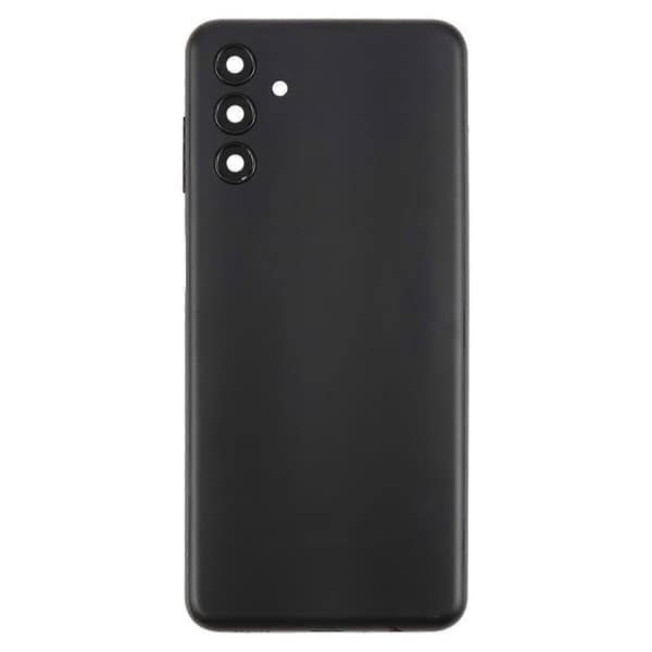 För Samsung Galaxy A04s SM-A047F baksida med kameralinsskydd Black