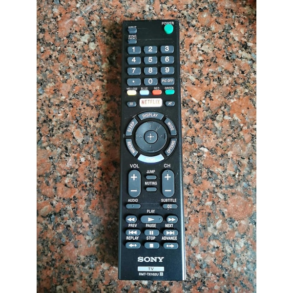 rmt-tx102u fjernkontrollerstatning for Sony Kdl-48w650d 32w600d 40w600d TV