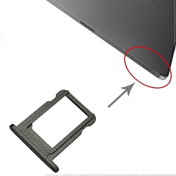 SIM-kortbakke til iPad Pro 12,9 tommer 2021 A2379 A2461 A2462 Grey