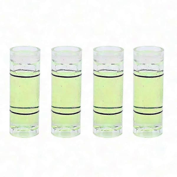 4 st akrylrör bubbelvattenpass för mätinstrument D 8mm L 22mm